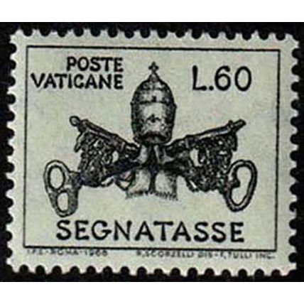 Vatican 1968 Papal Arms 60L MNH Stamp