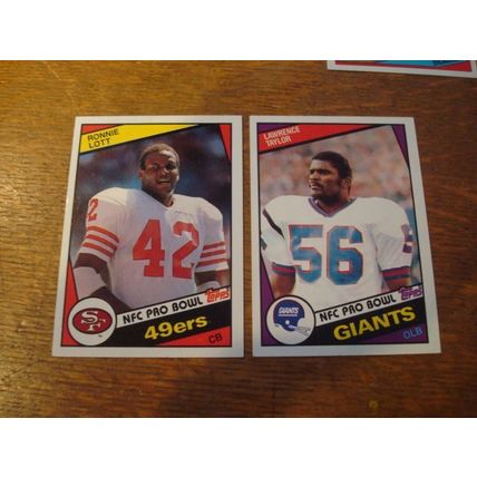 1984 Topps, 5-Cards, Stars/Rc's/HOFers, ERIC DICKERSON Rc