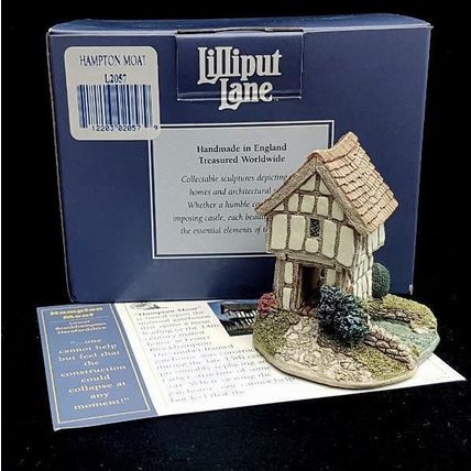 Lilliput Lane Hampton Moat Cottage Vintage Ornament