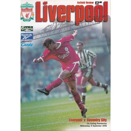 LIVERPOOL v COVENTRY CITY PREMIER LEAGUE 1998/99