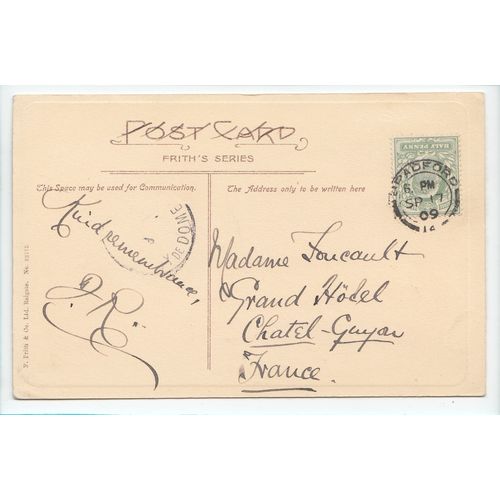 Bolton Lodge Bolton Abbey North Yorkshire 1909 Postcard