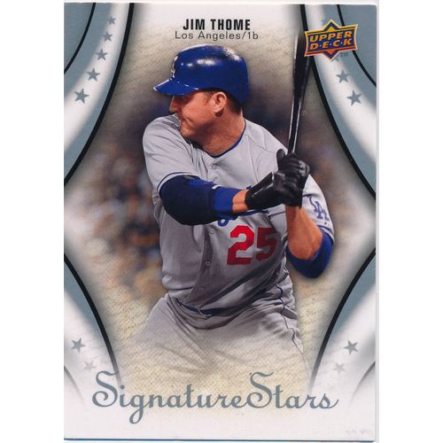 2009 Upper Deck Signature Stars Baseball 58 Jim Thome Los Angeles Dodgers