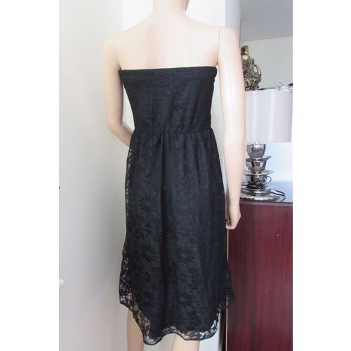 ASOS Midi Lace Dress 12 Black
