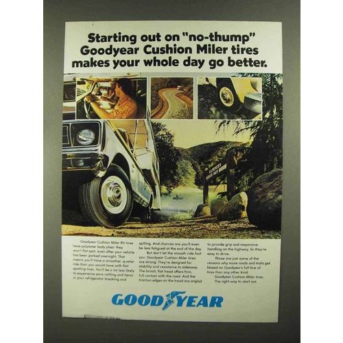 1977 Goodyear Cushion Miler Tires Ad - No-Thump