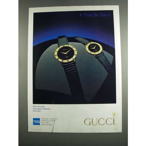 1984 Gucci Watches Ad