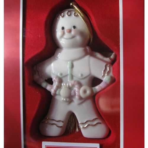 Lenox SPICY and SWEET GINGERBREAD Boy Christmas Ornament