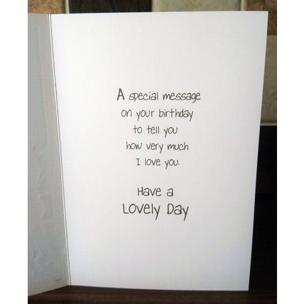 Wife Birthday Card - 010