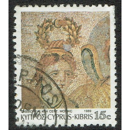 Cyprus 1989 Roman Mosaics 15c Multicoloured SG763 GU