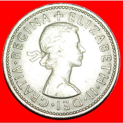 SCOTTISH CREST: UNITED KINGDOM ★ 1 SHILLING 1957 UNCOMMON! LOW START★NO RESERVE!
