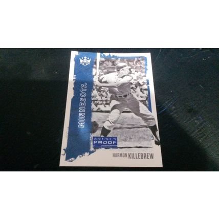 2021 Panini Diamond Kings Artist Proof Blue Card # 024 Harmon Killebrew NM (7)
