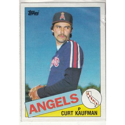 1985 Topps Baseball card 61 Curt Kaufman RC