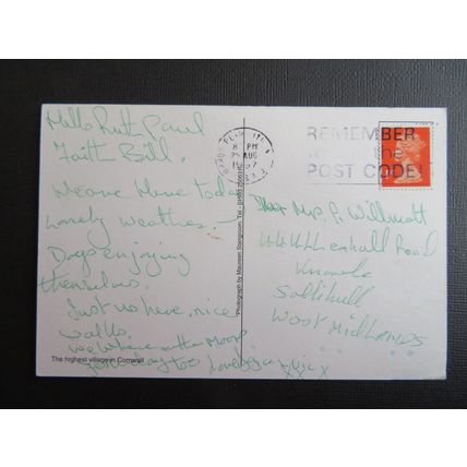 Minions, Bodmin Moor, Cornwall Postcard