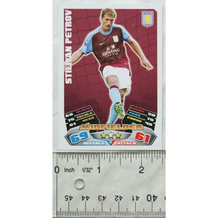 2011/12 Topps Match Attax Trading Card - Stilivan Petrov, Aston Villa