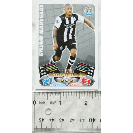 2011/12 Topps Match Attax Trading Card - Sylvain Marveaux, Newcastle United
