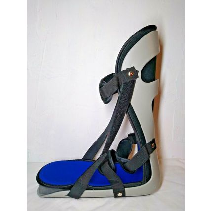 Walking Boot, Stability Brace Lg Ankle/Leg 3 Fully Adj. Straps Foam Padded