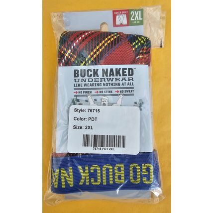 GO BUCK NAKED Underwear Men 2XL XXL