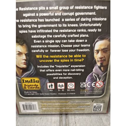 The Resistance Don Eskridges Indie Board & Card Games 5-10 Players 30 mins