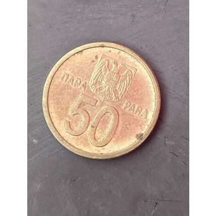 Umlaufmünze Jugoslawien 50 Para 2000