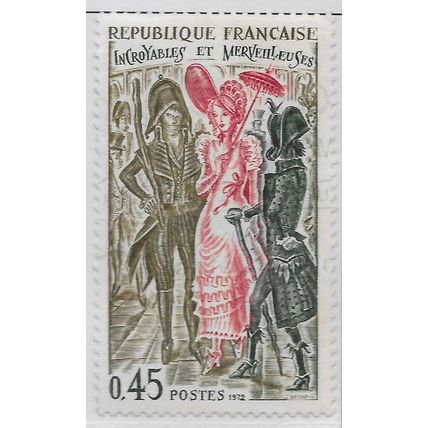 FRANCE 1972 USED FASHION DRESS MALE FEMALE ARISTOCRATIC SUB-CULTURE PARIS