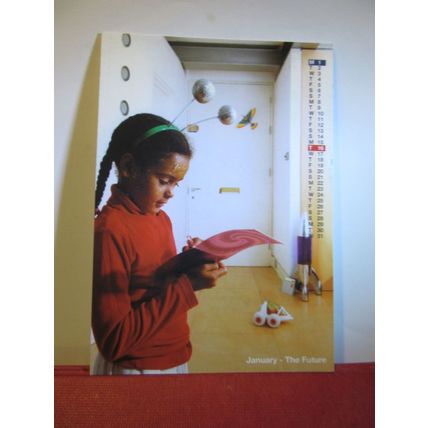 16th JANUARY THE FUTURE, issued 2000 by Post office/Royal Mail postcard stamp =