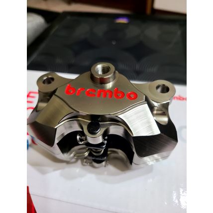 Brembo CNC billet Racing P2 34 84mm nickel rear brake caliper pads Ducati Honda