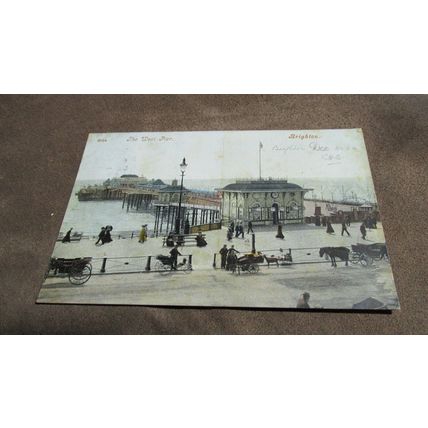 1904 fr Postcard - The West Pier @ Brighton, Sussex