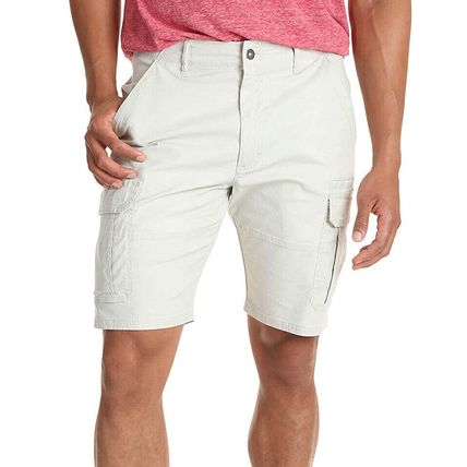 Mens Cargo Cotton Shorts Combat Short Casual 6 Pockets Half Pants