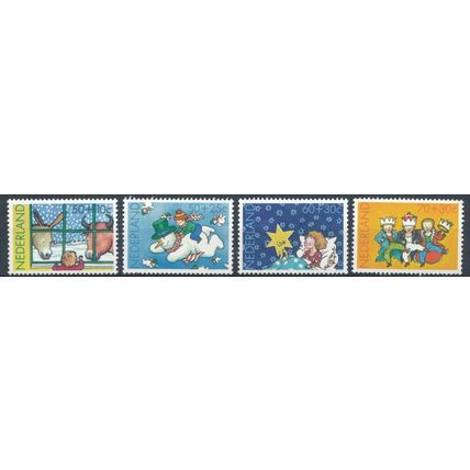 Child & Christmas - Netherlands 1983 - NM H - MiNr 1241/4