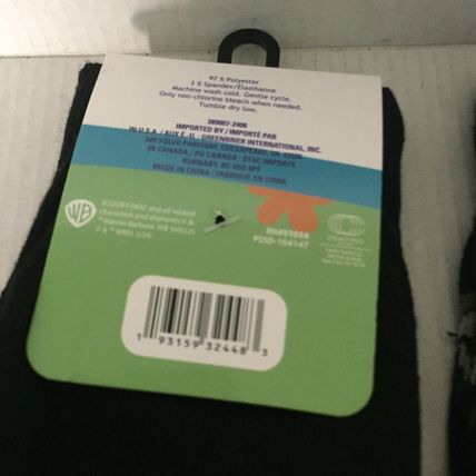 NEW Scooby-Doo Crew Socks, Size 6-12