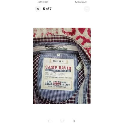 Camp David Men Casual Shirt Regular Fit Multicolor size L