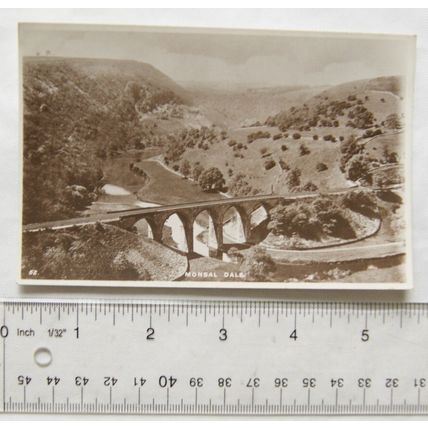 vintage postcard Monsal Dale, Derbyshire
