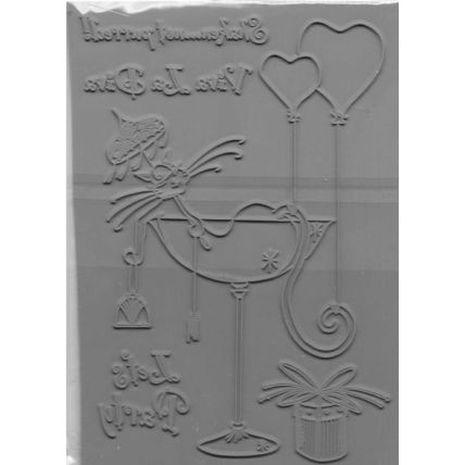 Crafter's Companion. Catitudes. Lolita Stamp Set. Stamping Cardmaking Crafts