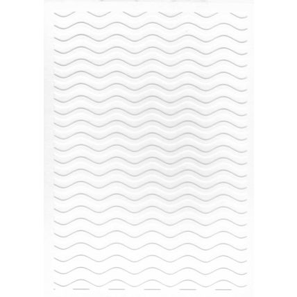 A6 Embossed Card. 10 Sheets. Wavy Lines. Cardmaking Scrapbooking Crafts
