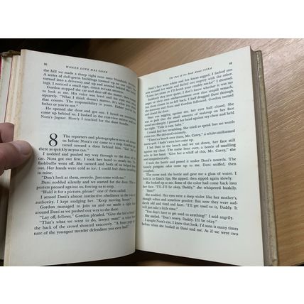 1962 1ST US EDITION HAROLD ROBBINS "WHERE LOVE HAS GONE" FICTION HB BOOK (P4)