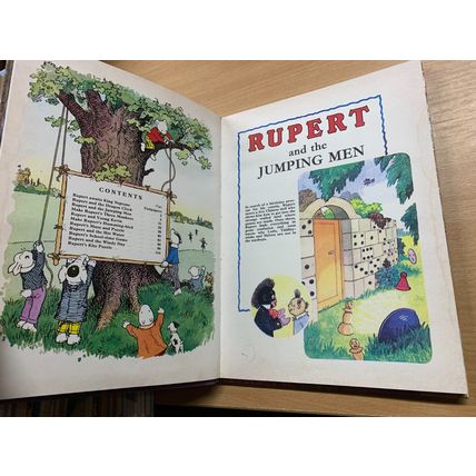 1976 RUPERT BEAR ANNUAL UK VINTAGE HARDBACK BOOK (P3) ref:emma