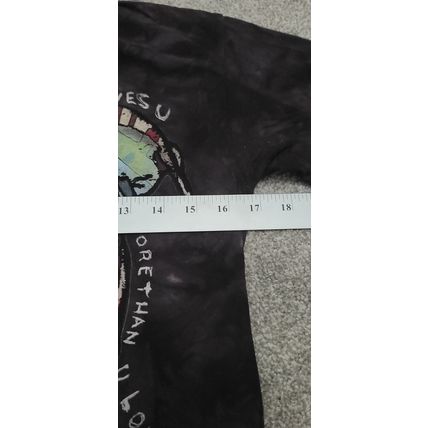 3D Tees Dean Russo Art Tie Dye T-Shirt 2014 Dog Black Size S Pitbull Lovers Gift