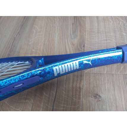Vintage Puma Precision Club Blue Purple Tennis Racket 68cm Long