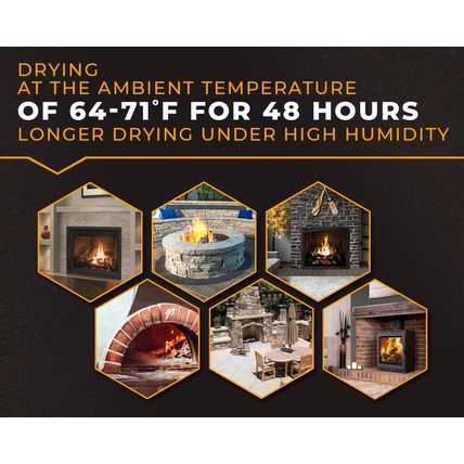 Firecast Castable Refractory Cement Mix 3110 Degree Fahrenheit 10 Lbs High Tempe
