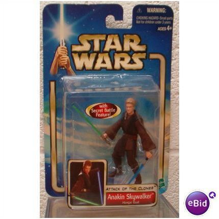 STAR WARS ' SAGA COLLECTION ' ANAKIN Hangar Duel figure (blue carded)