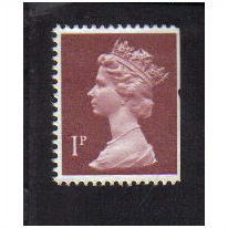 1987 GB DEFINITVE 1P CRIMSON F/U SG X845