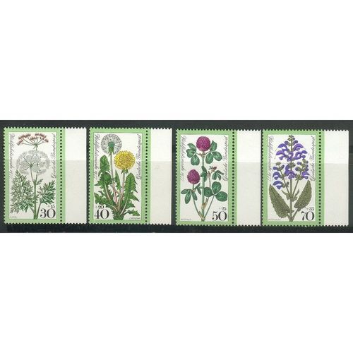 Germany 1977 - SG1839-42 - Humanitarian Relief Funds - Meadow Flowers (unused)