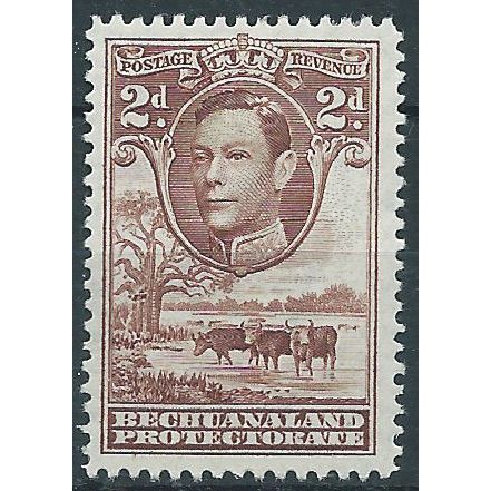 Bechuanaland 1938 SG121 2d Chocolate Mounted Mint.. .