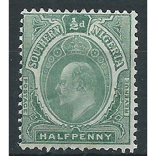 Southern Nigeria 1907 SG33 1/2d Grey-Green Mounted Mint..