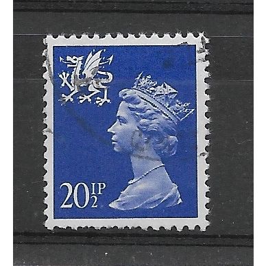 Wales.W53 20 1/2p Ultramarine.Fine Used.Mar19b
