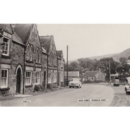 Milk Street Rosedale Abbey Yorkshire Real Photo Postcard