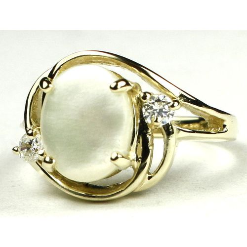 Mother of Pearl, 10KY Gold Ring, R021