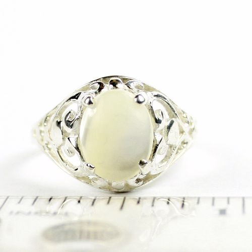 Mother Of Pearl, 925 Sterling Silver Ladies Ring, SR004