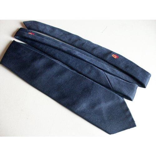Macaseta NAVY BLUE STRIPE WEAVE TIE “DD” LOGO **GC**