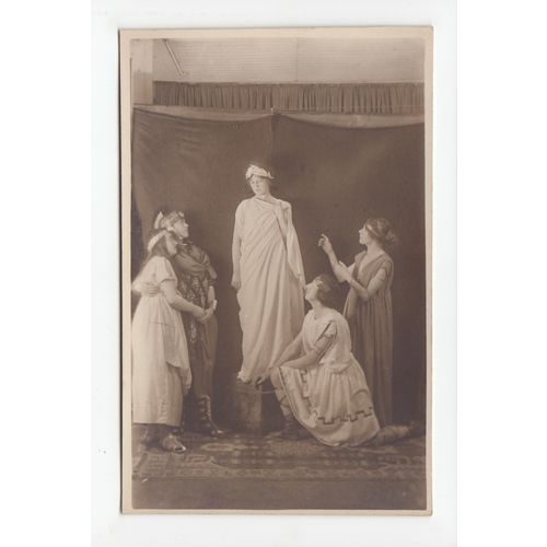 Five Ladies in Costume Amateur Theatre Company Postcard J165