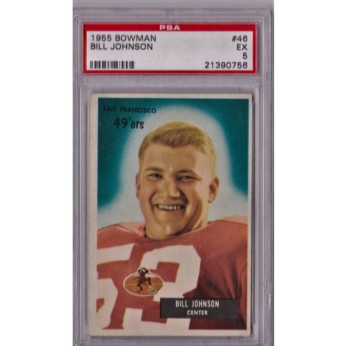 1955 Bowman Bill Johnson #46 PSA 5 P1252